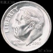 2002-P Roosevelt Dime Gem BU (Brilliant Uncirculated)