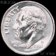 2002-D Roosevelt Dime Gem BU (Brilliant Uncirculated)