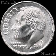 2001-P Roosevelt Dime Gem BU (Brilliant Uncirculated)