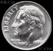 1999-D Roosevelt Dime Gem BU (Brilliant Uncirculated)