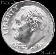 1996-W Roosevelt Dime Gem BU (Brilliant Uncirculated)