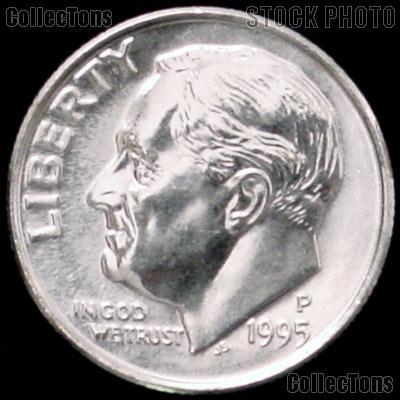 1995-P Roosevelt Dime Gem BU (Brilliant Uncirculated)