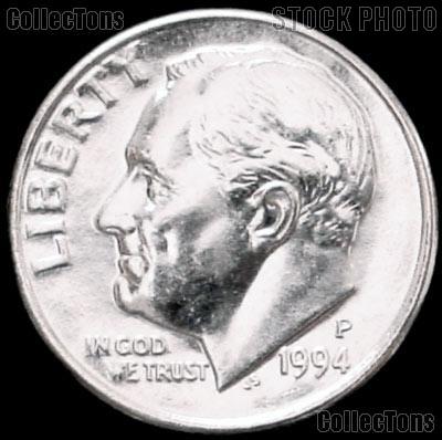 1994-P Roosevelt Dime Gem BU (Brilliant Uncirculated)