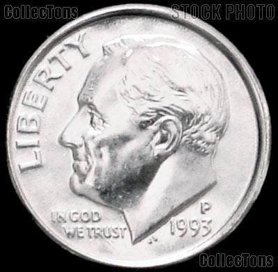 1993-P Roosevelt Dime Gem BU (Brilliant Uncirculated)