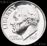 1989-P Roosevelt Dime Gem BU (Brilliant Uncirculated)