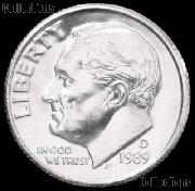 1989-D Roosevelt Dime Gem BU (Brilliant Uncirculated)