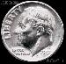 1987-D Roosevelt Dime Gem BU (Brilliant Uncirculated)