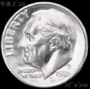 1986-D Roosevelt Dime Gem BU (Brilliant Uncirculated)