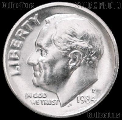 1984-P Roosevelt Dime Gem BU (Brilliant Uncirculated)