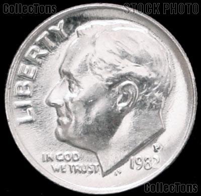 1982-P Roosevelt Dime Gem BU (Brilliant Uncirculated)