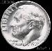 1980-D Roosevelt Dime Gem BU (Brilliant Uncirculated)