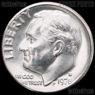 1978-D Roosevelt Dime Gem BU (Brilliant Uncirculated)