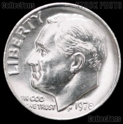 1978 Roosevelt Dime Gem BU (Brilliant Uncirculated)