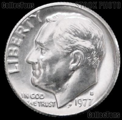 1977-D Roosevelt Dime Gem BU (Brilliant Uncirculated)