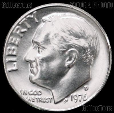 1976-D Roosevelt Dime Gem BU (Brilliant Uncirculated)