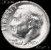 1974 Roosevelt Dime Gem BU (Brilliant Uncirculated)