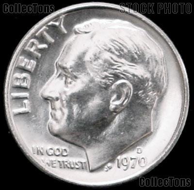 1970-D Roosevelt Dime Gem BU (Brilliant Uncirculated)
