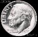 1969-D Roosevelt Dime Gem BU (Brilliant Uncirculated)