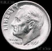 1966 Roosevelt Dime Gem BU (Brilliant Uncirculated)