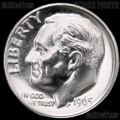 1965 SMS Roosevelt Dime Gem BU (Brilliant Uncirculated)