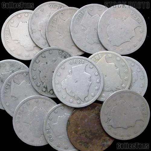1896 Liberty Head V Nickel - Better Date Filler