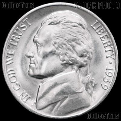 1939-D Jefferson Nickel Gem BU (Brilliant Uncirculated)