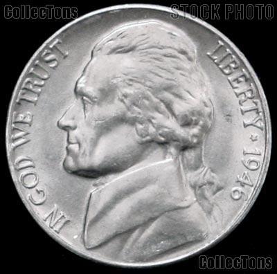 1946 Jefferson Nickel Gem BU (Brilliant Uncirculated)