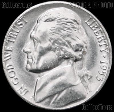 1953-S Jefferson Nickel Gem BU (Brilliant Uncirculated)