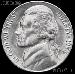 1954 Jefferson Nickel Gem BU (Brilliant Uncirculated)