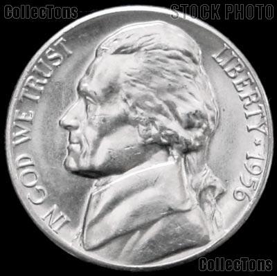 1956 Jefferson Nickel Gem BU (Brilliant Uncirculated)