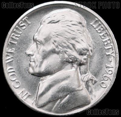 1960-D Jefferson Nickel Gem BU (Brilliant Uncirculated)