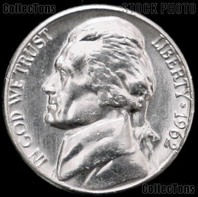 1962-D Jefferson Nickel Gem BU (Brilliant Uncirculated)