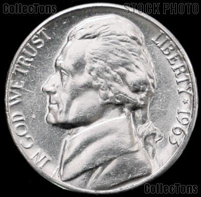 1963 Jefferson Nickel Gem BU (Brilliant Uncirculated)