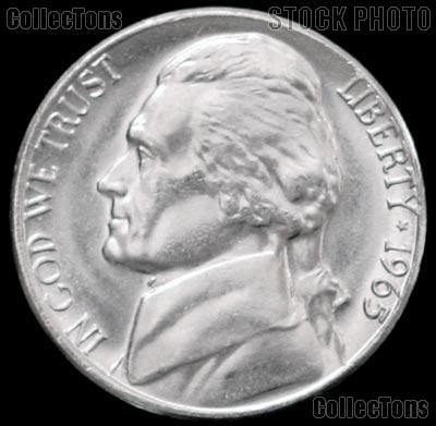 1965 Jefferson Nickel Gem BU (Brilliant Uncirculated)