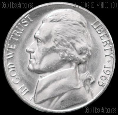 1965 Jefferson Nickel Gem BU (Brilliant Uncirculated)