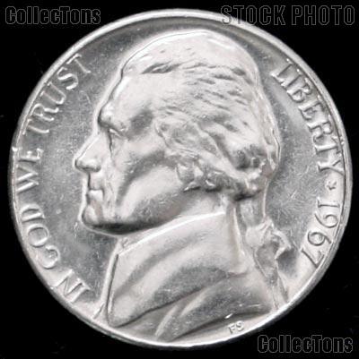 1967 Jefferson Nickel Gem BU (Brilliant Uncirculated)