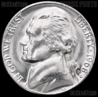 1968-D Jefferson Nickel Gem BU (Brilliant Uncirculated)* GEM BU * Perfect for Album *