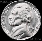 1969-D Jefferson Nickel Gem BU (Brilliant Uncirculated)