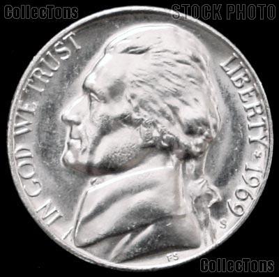 1969-S Jefferson Nickel Gem BU (Brilliant Uncirculated)