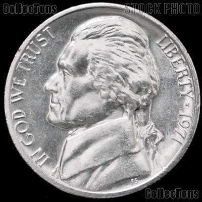1971 Jefferson Nickel Gem BU (Brilliant Uncirculated)
