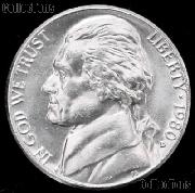 1980-D Jefferson Nickel Gem BU (Brilliant Uncirculated)