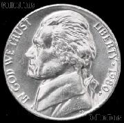 1980-P Jefferson Nickel Gem BU (Brilliant Uncirculated)