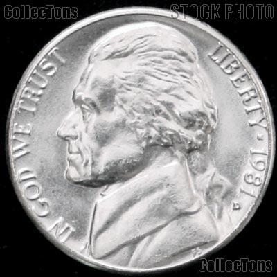 1981-D Jefferson Nickel Gem BU (Brilliant Uncirculated)