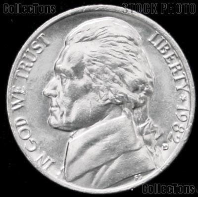 1982-D Jefferson Nickel Gem BU (Brilliant Uncirculated)