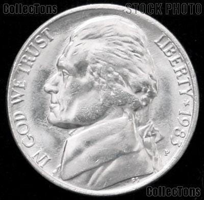 1983-P Jefferson Nickel Gem BU (Brilliant Uncirculated)