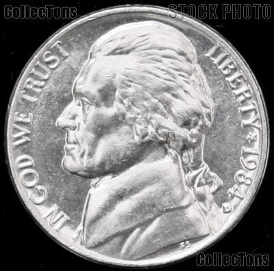 1984-D Jefferson Nickel Gem BU (Brilliant Uncirculated)