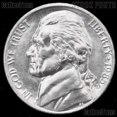 1985-D Jefferson Nickel Gem BU (Brilliant Uncirculated)