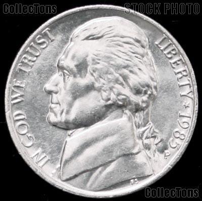 1985-P Jefferson Nickel Gem BU (Brilliant Uncirculated)