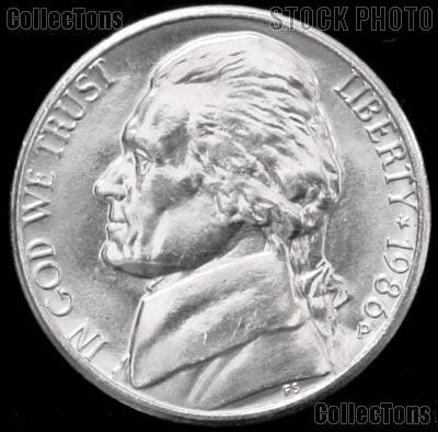 1986-P Jefferson Nickel Gem BU (Brilliant Uncirculated)