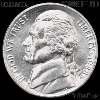1988-P Jefferson Nickel Gem BU (Brilliant Uncirculated)